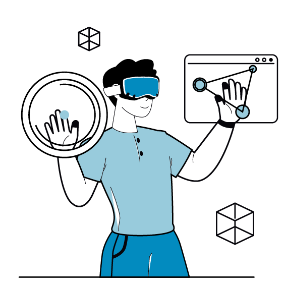 Digital dashboard showcasing upcoming tech trends in AI